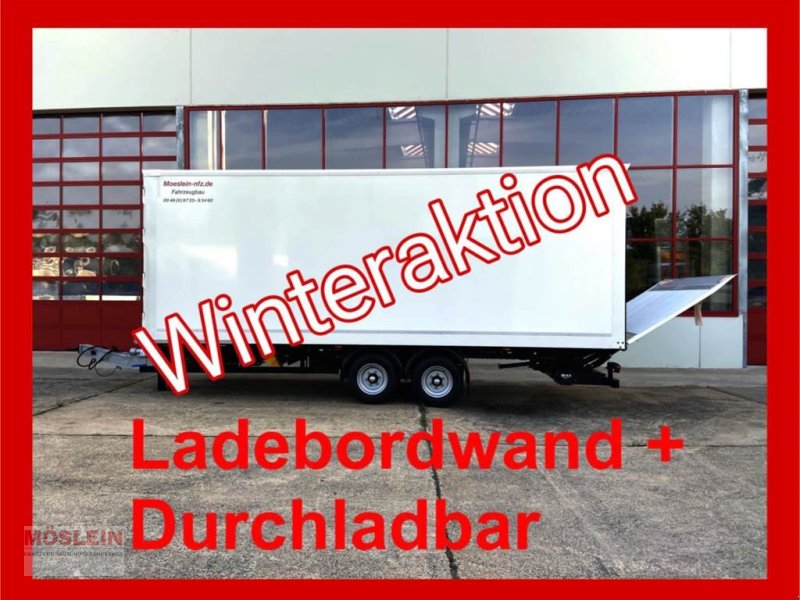 Anhänger des Typs Möslein TK0105D-L Weiß Tandem Koffer, Ladebordwand 1,5 t, Gebrauchtmaschine in Schwebheim (Bild 1)