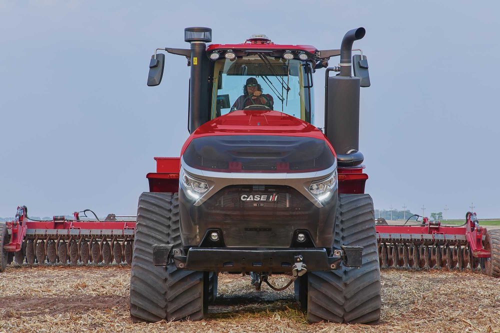 Rundungen statt Kanten: Wie erwartet bekommt der Quadtrac nun endlich auch das neue Haubendesign von Case IH.
© Case IH