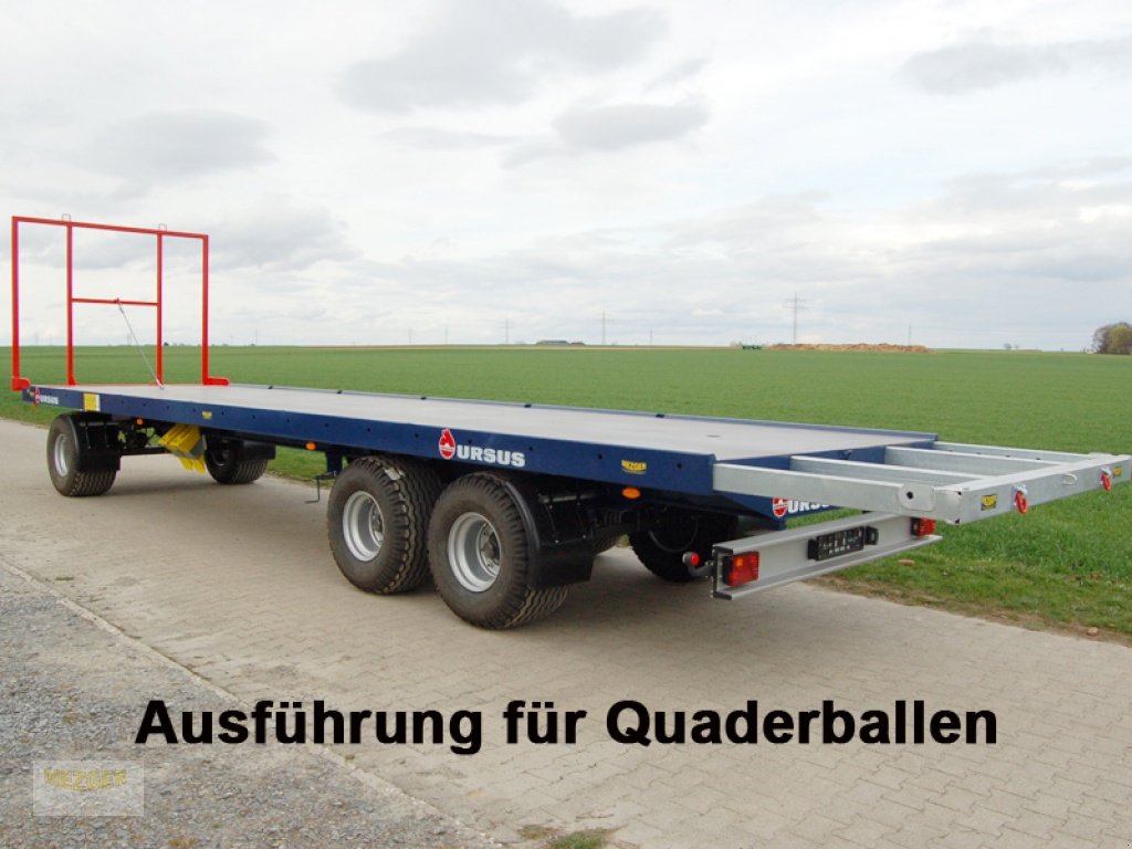 Ballensammelwagen des Typs Ursus Ballenwagen UBW18 (Plattformwagen, Ballenanhänger), Neumaschine in Ditzingen (Bild 3)