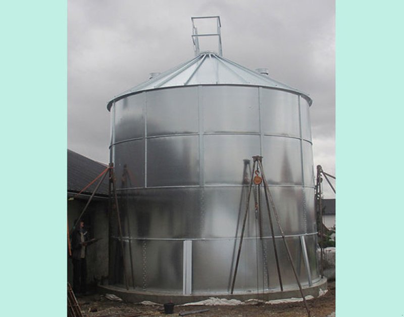 Silo des Typs Conpexim Flachbodensilo 155 t, 5,54 m DM, Dach, Leiter,.., Neumaschine in Apetlon (Bild 4)