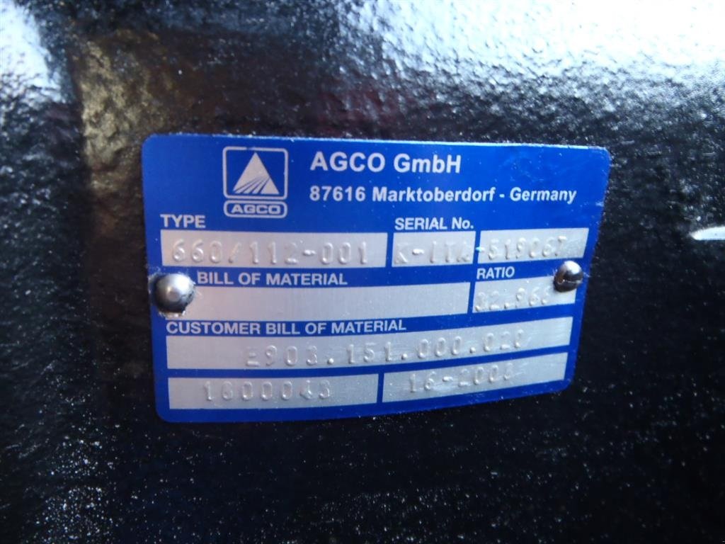 Sonstiges Traktorzubehör des Typs Challenger MT665B // Bagtøj / Rear Transmission, Gebrauchtmaschine in Viborg (Bild 4)