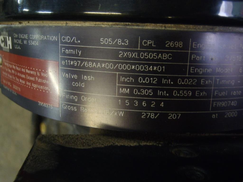 Sonstiges Traktorzubehör des Typs Case IH MX 270 Shortblock, Gebrauchtmaschine in Viborg (Bild 10)