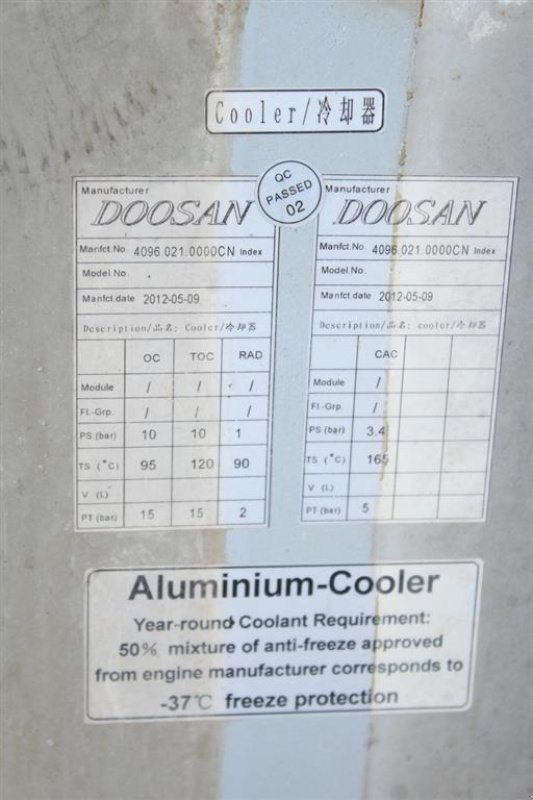 Bagger des Typs Doosan DL300 Vandkøler, Gebrauchtmaschine in Viborg (Bild 3)