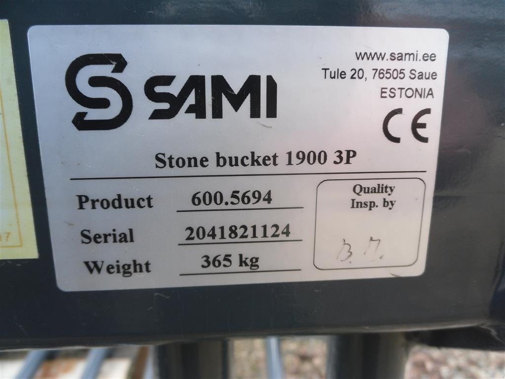 Sonstiges des Typs Sami 190 cm. til Frontlift., Gebrauchtmaschine in Bjerringbro (Bild 5)