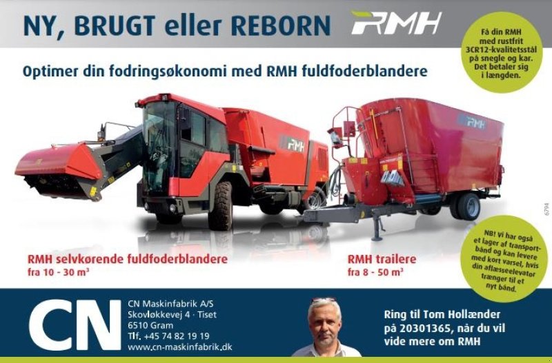 Futterverteilwagen des Typs RMH Mixell BS 24 Kontakt Tom Hollænder 20301365, Gebrauchtmaschine in Gram (Bild 4)