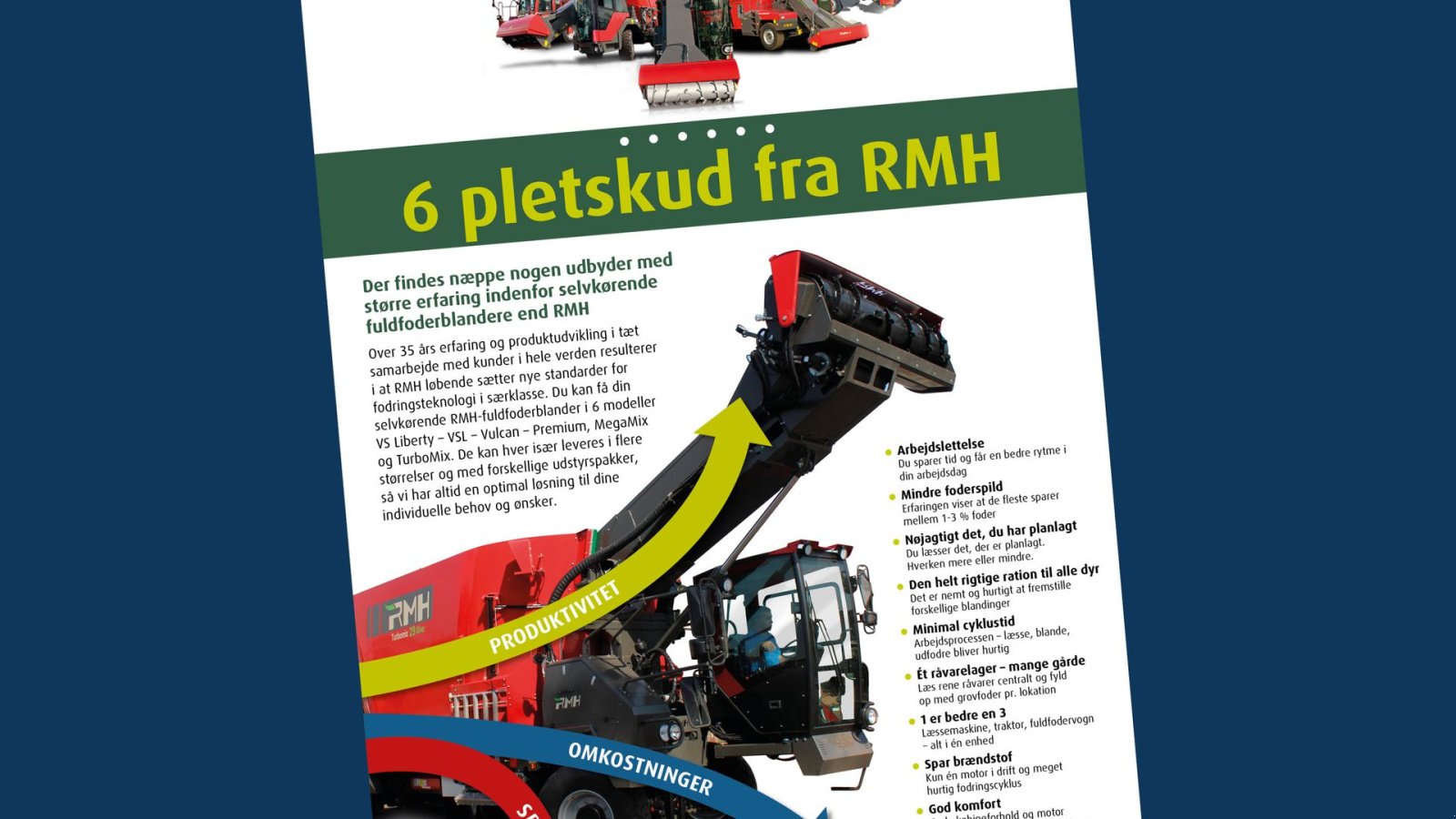 Futterverteilwagen des Typs RMH VSL 16 Kontakt Tom 20301365, Gebrauchtmaschine in Gram (Bild 3)