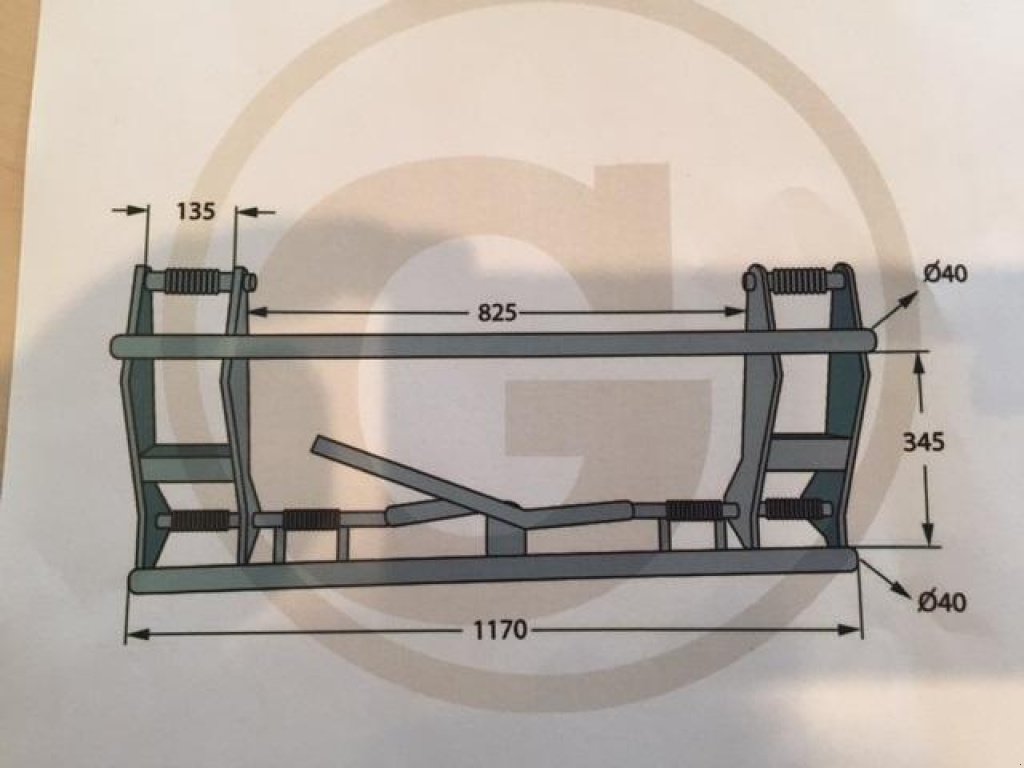Frontlader des Typs Euro Hurtigskifte FABRIKSNY, Gebrauchtmaschine in Nørager (Bild 4)