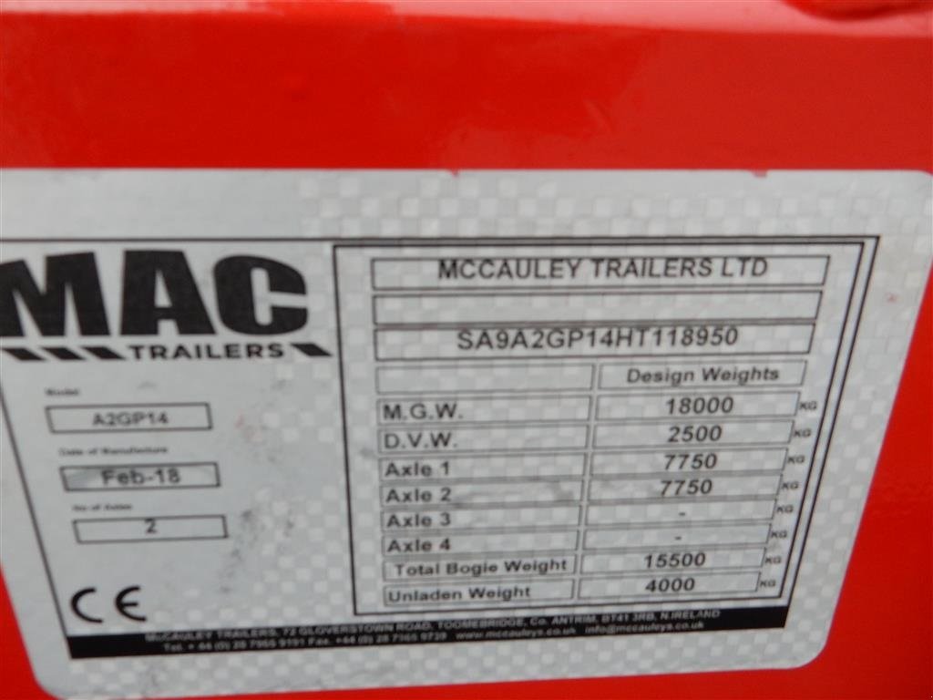 Muldenkipper des Typs Oleo Mac GP 14 dumpervogn evt. med slidsker, Gebrauchtmaschine in Ringe (Bild 10)