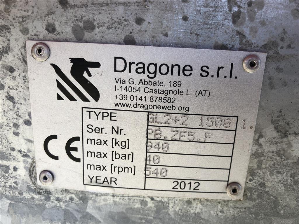 Sprühgerät des Typs DRAGONE 2+2 1500 liter, Gebrauchtmaschine in Ringe (Bild 4)