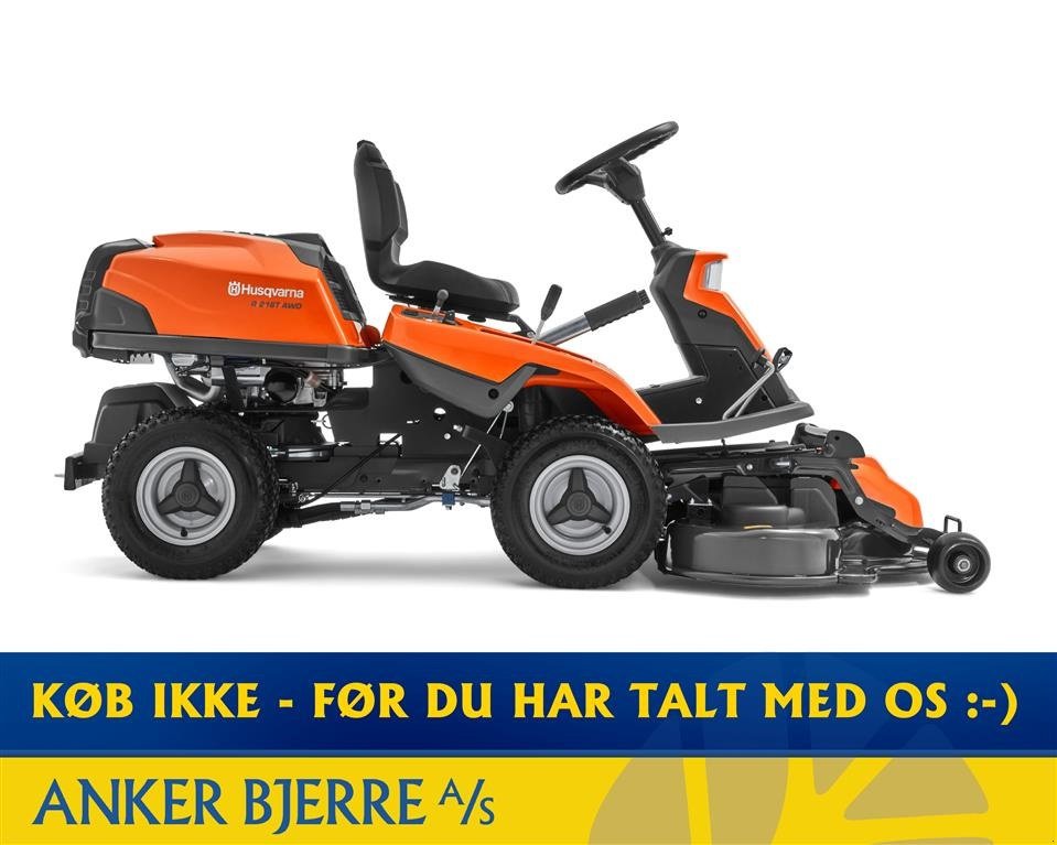 Sitzrasenmäher des Typs Husqvarna R 216T AWD NY MODEL Inkl. 103 cm klippebord/ klippeaggregat, Gebrauchtmaschine in Holstebro (Bild 4)