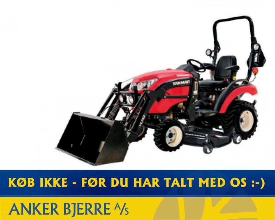 Geräteträger des Typs Yanmar SA 221 4WD inkl. 152 cm klipper og frontlæsser med skovl, Gebrauchtmaschine in Holstebro (Bild 1)