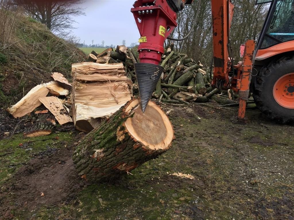 Holzspalter des Typs Geel Kegleflækker KHS 25, Gebrauchtmaschine in Hadsten (Bild 4)