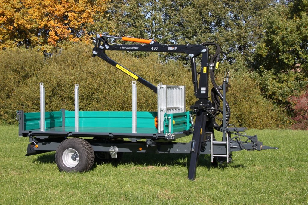 Rückewagen & Rückeanhänger des Typs Reil & Eichinger Kipper mit Kran 6EDK/430, Neumaschine in Nittenau (Bild 6)