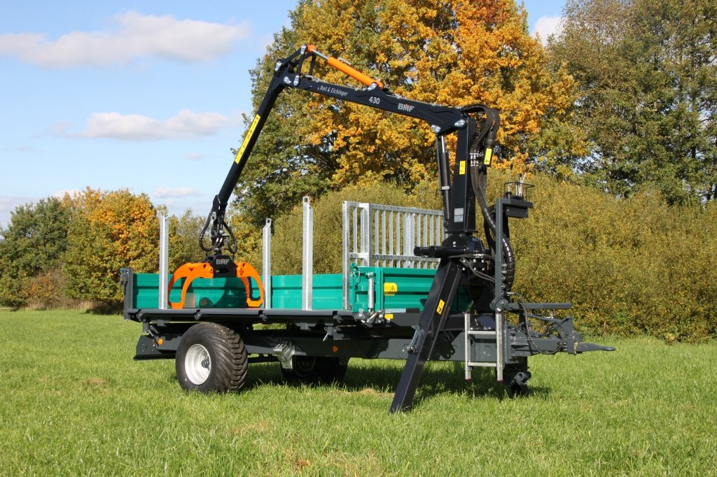 Rückewagen & Rückeanhänger des Typs Reil & Eichinger Kipper mit Kran 6EDK/430, Neumaschine in Nittenau (Bild 1)