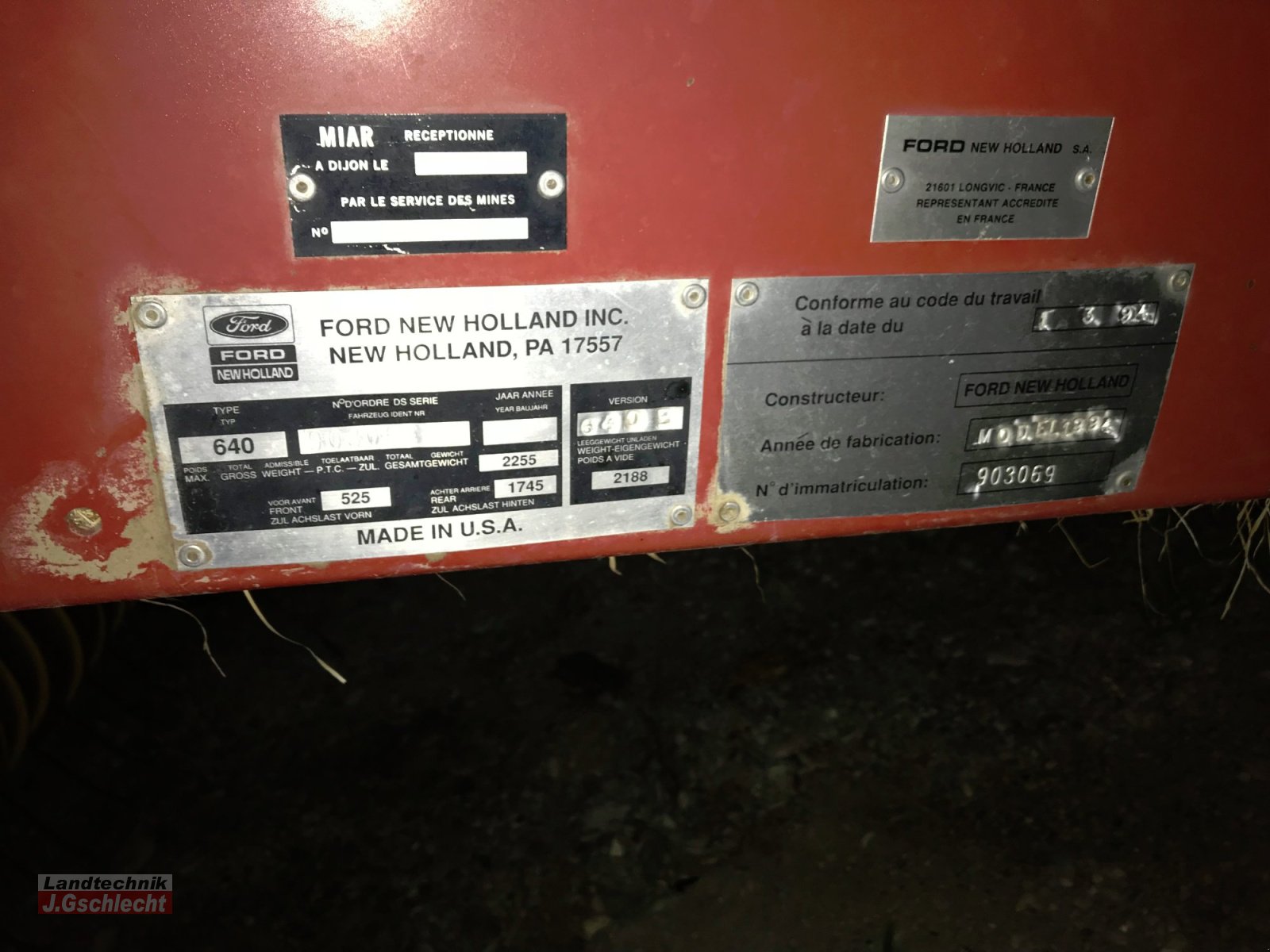 Rundballenpresse des Typs New Holland 640 B Bale Command, Gebrauchtmaschine in Mühldorf (Bild 16)