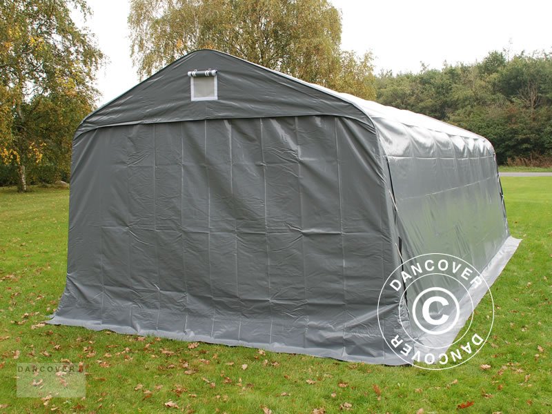 Zelthalle des Typs Sonstige ZELTGARAGE PRO 3,6X7,2X2,68M PVC, GRAU, Neumaschine in Hellebaek (Bild 2)