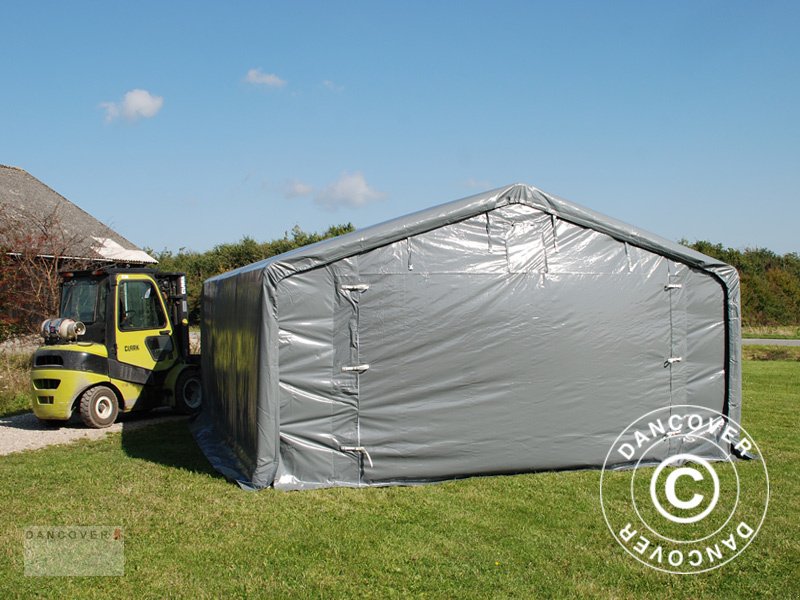 Zelthalle des Typs Sonstige LAGERZELT PRO 5X6X2X3,39M, PVC, GRAU, Neumaschine in Hellebaek (Bild 9)