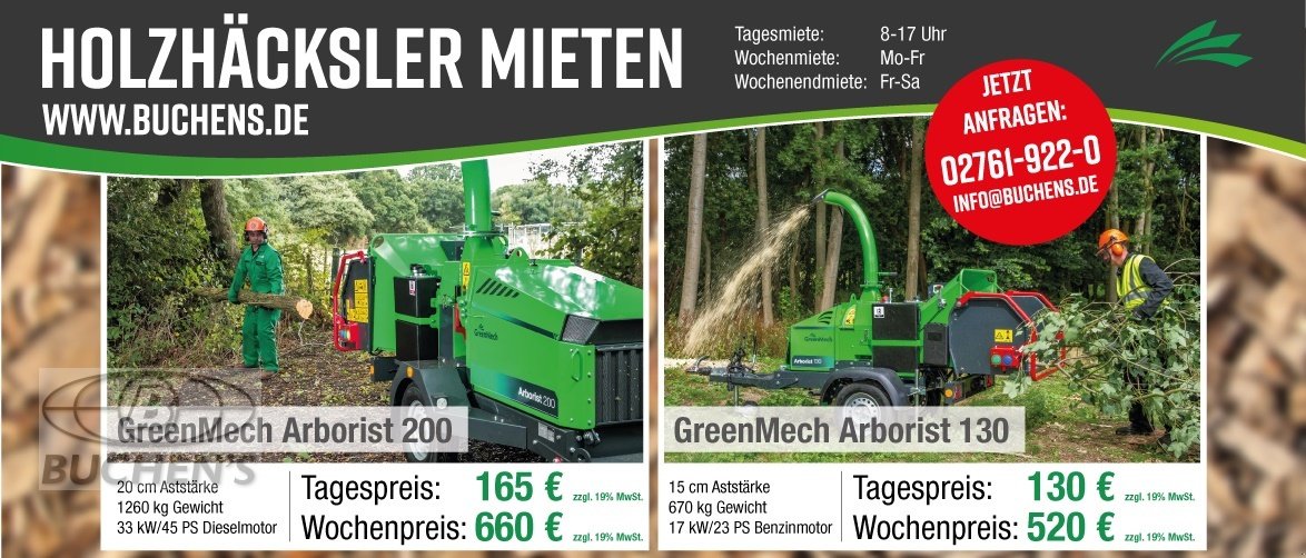 Holzhacker & Holzhäcksler des Typs GreenMech ECO TMP 150, Neumaschine in Olpe (Bild 4)
