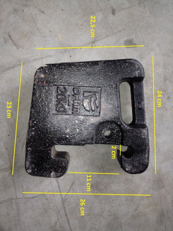 Frontgewicht des Typs Knegt Frontgewichten, Neumaschine in Veldhoven (Bild 2)