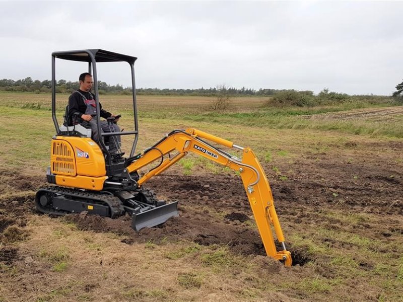 Bagger des Typs Kato 17 VXE, Gebrauchtmaschine in Ribe (Bild 1)