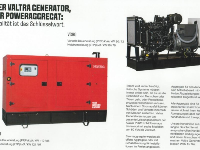 Sonstige Stalltechnik des Typs Valtra Stromaggregat, Neumaschine in Bodenwöhr/ Taxöldern (Bild 1)