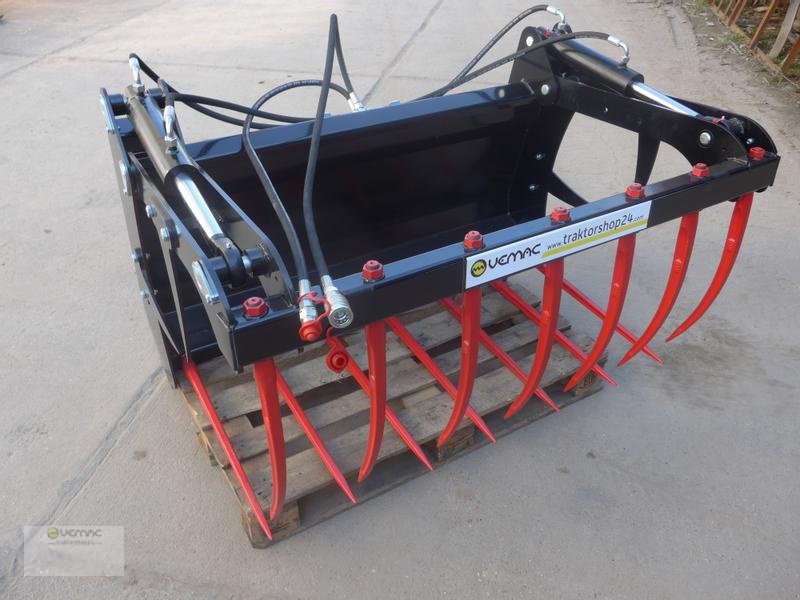 Frontladerzubehör des Typs Vemac Krokodilgebiss Mistgabel Euro-Aufnahme NEU 140 160 180 120, Neumaschine in Sülzetal OT Osterweddingen (Bild 1)