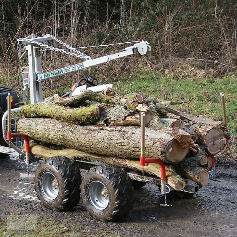 Rückewagen & Rückeanhänger des Typs Vemac ATV Quad 2ton Rückewagen Holzrückewagen Forst Kran Traktor, Neumaschine in Sülzetal OT Osterweddingen (Bild 2)