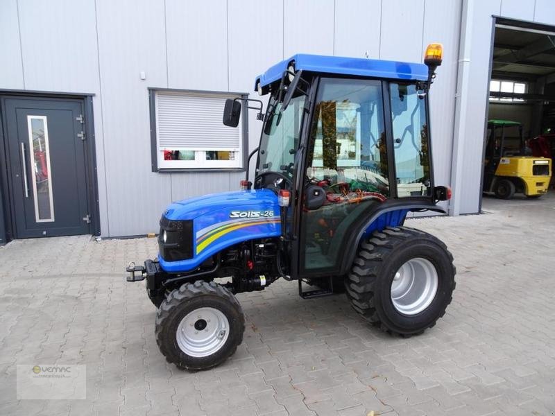 Schmalspurtraktor des Typs Solis Solis 26 26PS Kabine Traktor Schlepper Allrad Industrie NEU, Neumaschine in Sülzetal OT Osterweddingen (Bild 3)