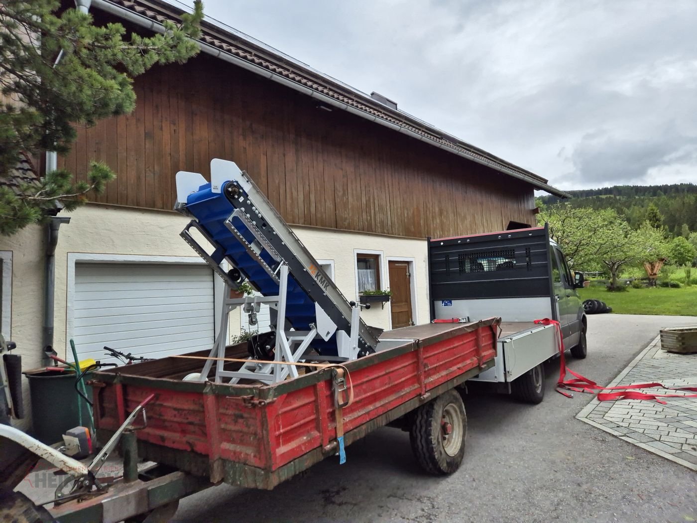 Kartoffellagerungstechnik des Typs KMK Förderband, Muldenband, Steigband, Flachband, Transportband, Flexowell, Neumaschine in Ehekirchen (Bild 15)