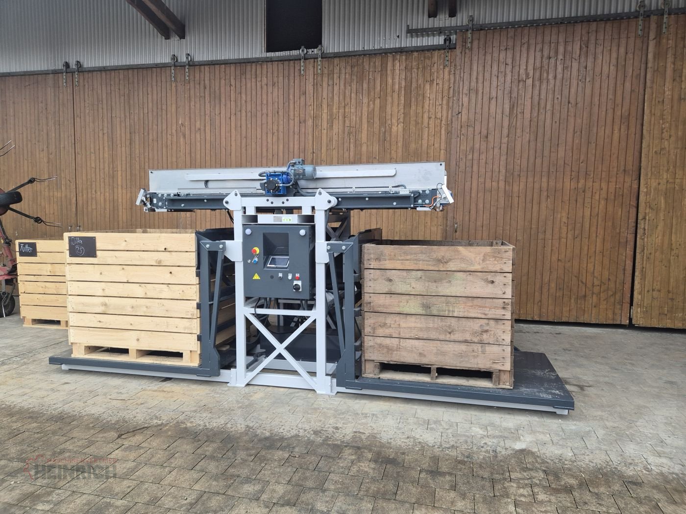 Kartoffellagerungstechnik des Typs KMK Kistenfüller, Kisten befüllen, NS2, Neumaschine in Ehekirchen (Bild 7)