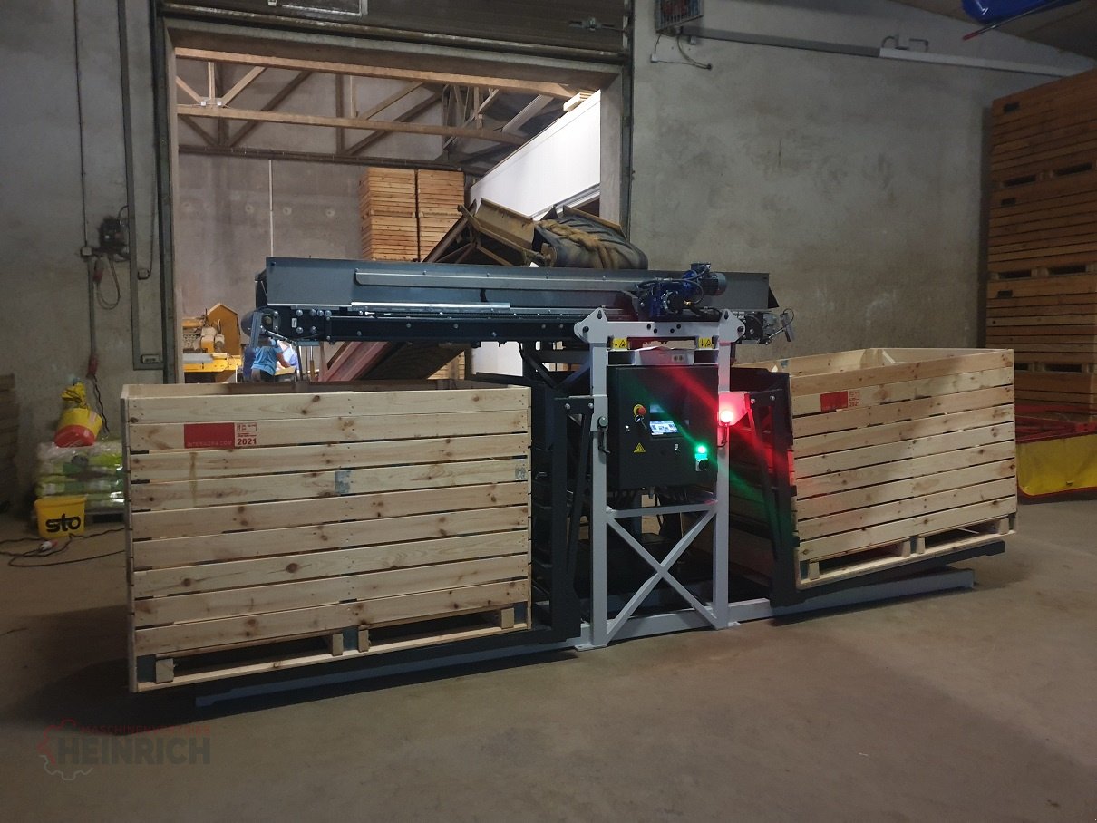 Kartoffellagerungstechnik des Typs KMK Kistenfüller, Kisten befüllen, NS2, Neumaschine in Ehekirchen (Bild 9)