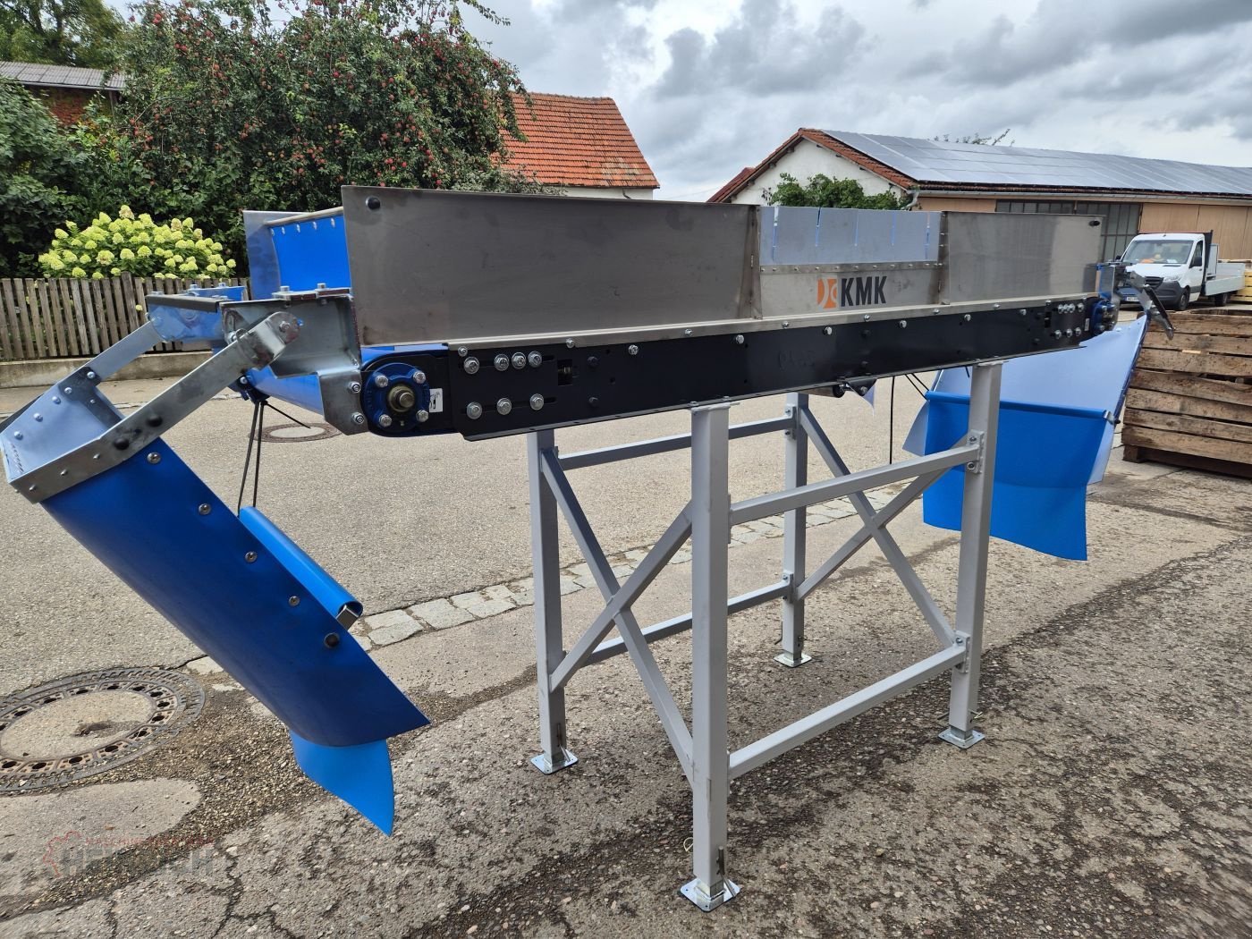 Kartoffellagerungstechnik des Typs KMK Kistenfüller, Kisten befüllen, NS2, Neumaschine in Ehekirchen (Bild 21)