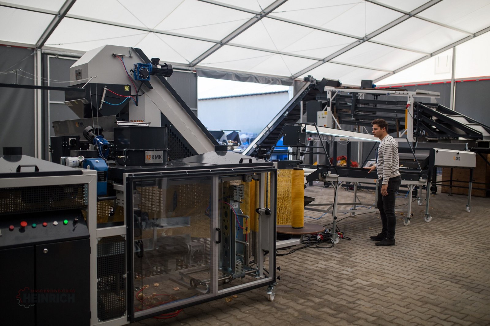 Sonstige Kartoffeltechnik des Typs KMK Nähautomat, Nähstraße für Kartoffeln, Zwiebeln, Karotten, Fischbein, R2, Neumaschine in Ehekirchen (Bild 7)