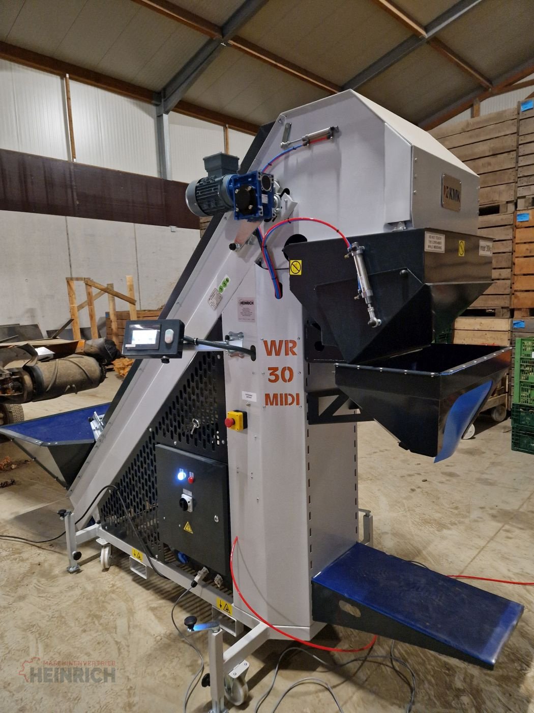 Absackwaage/Waage des Typs KMK Waage WR30 MIDI WR30 MINI Bunkerwaage, Kartoffelwaage Tarierband eichfähig, Neumaschine in Ehekirchen (Bild 3)