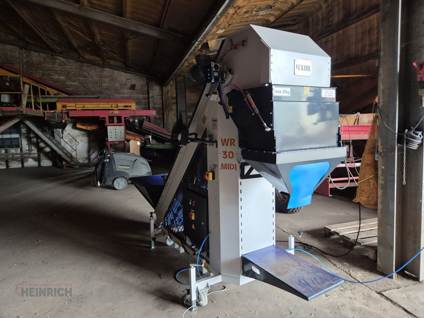 Absackwaage/Waage des Typs KMK Waage WR30 MIDI WR30 MINI Bunkerwaage, Kartoffelwaage Tarierband eichfähig, Neumaschine in Ehekirchen (Bild 10)