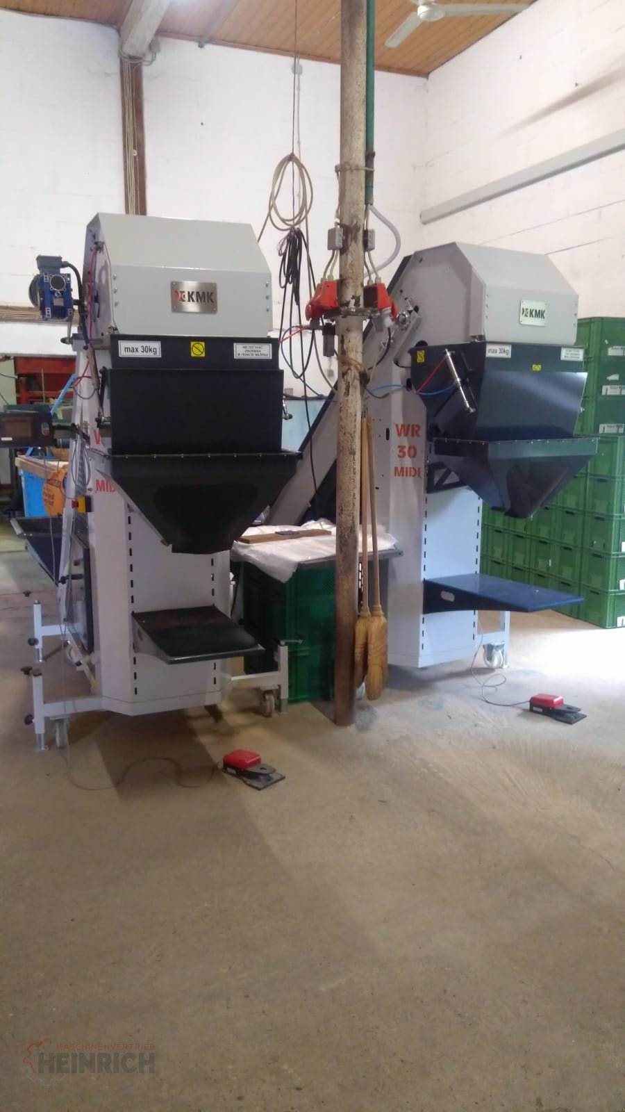 Absackwaage/Waage des Typs KMK Waage WR30 MIDI WR30 MINI Bunkerwaage, Kartoffelwaage Tarierband eichfähig, Neumaschine in Ehekirchen (Bild 15)