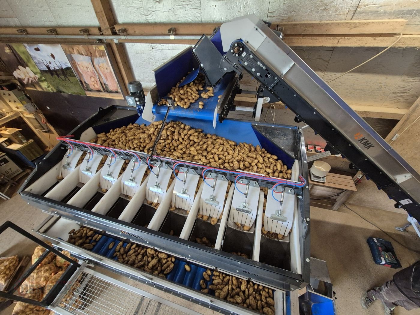 Sonstige Kartoffeltechnik des Typs KMK Rinnenwaage, Kombinationswaage, WK07 7 Rinnen, Neumaschine in Ehekirchen (Bild 13)