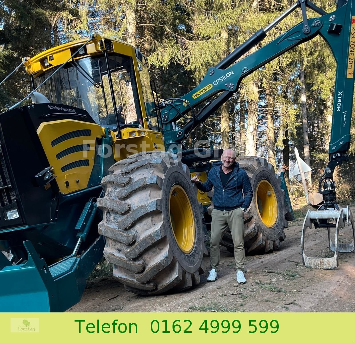 Forstschlepper des Typs John Deere Ankauf gepflegter Forstmaschinen WELTE NOE HSM PONSSE, Gebrauchtmaschine in March (Bild 1)