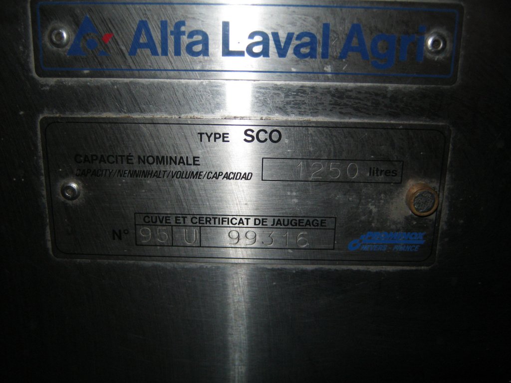 Melkanlage des Typs Alfa Laval Milchkühlwanne, Wärmerückgewinnung, Vakuumpumpe VP77, WASCHAUTOMAT ALW 3000, Gebrauchtmaschine in Weißenstadt (Bild 3)