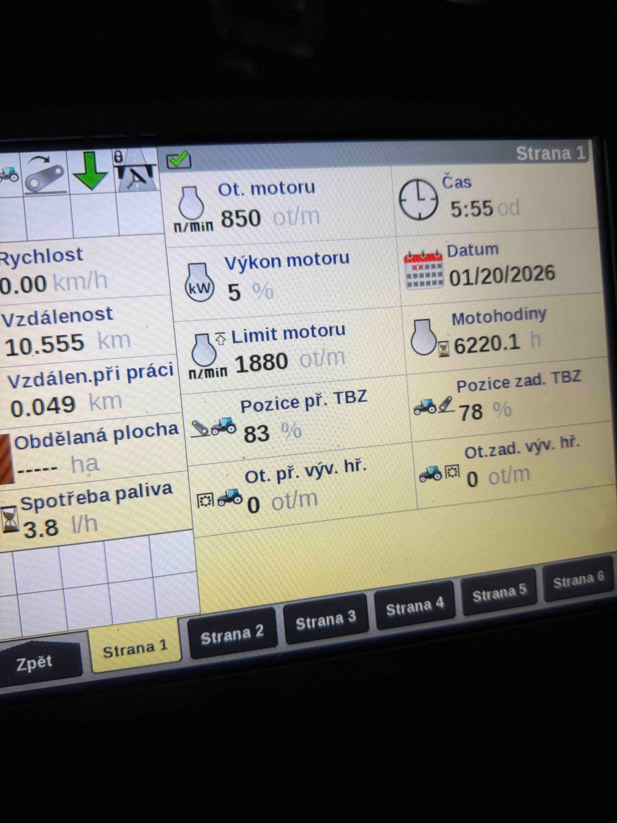 Traktor des Typs Case IH OPTUM 300 CVX, Gebrauchtmaschine in Ostrava - Polanka (Bild 8)