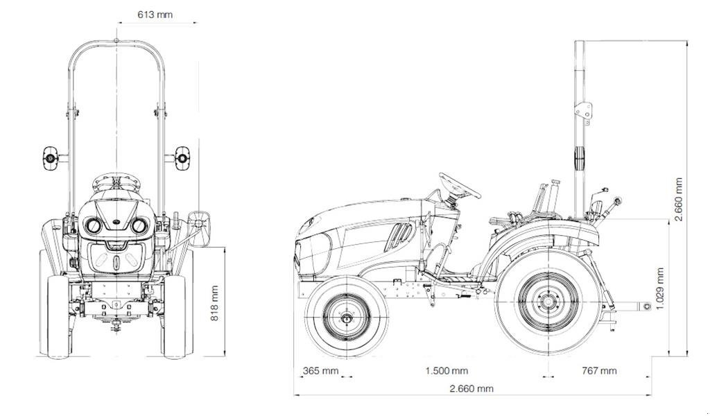Geräteträger des Typs LS Tractor XJ25 HST, Gebrauchtmaschine in Herning (Bild 4)