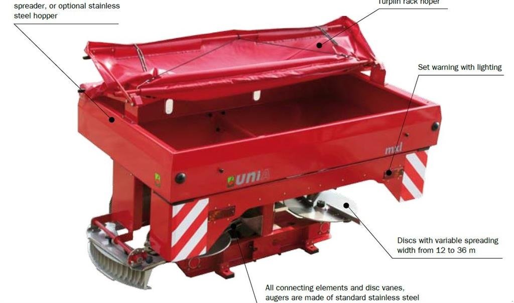 Düngerstreuer des Typs Unia MXL 3000, Gebrauchtmaschine in Hadsund (Bild 17)
