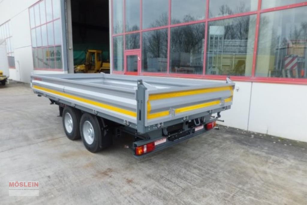Anhänger des Typs Möslein TTD 13 Weiß 13 t Tandem 3- Seitenkipper Tieflader, Gebrauchtmaschine in Schwebheim (Bild 10)
