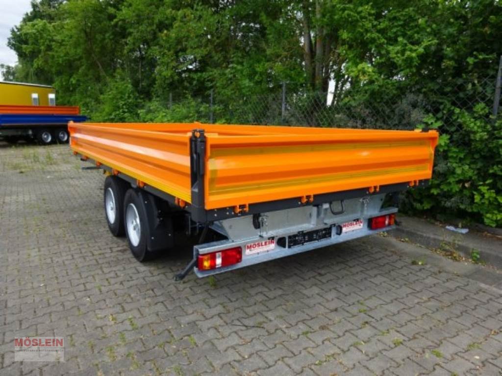 Anhänger des Typs Möslein TTD11 Orange neuer Tandem 3- Seitenkipper Tieflad, Gebrauchtmaschine in Schwebheim (Bild 5)