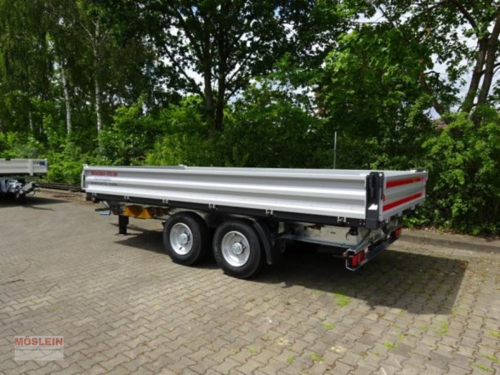 Anhänger des Typs Möslein TTD11 weiß neuer Tandem 3- Seitenkipper Tieflader, Gebrauchtmaschine in Schwebheim (Bild 3)