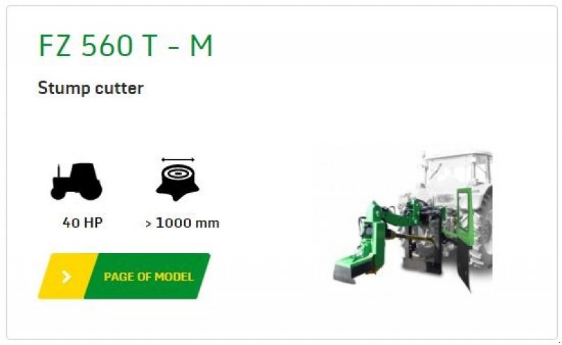 Stockfräse des Typs laski FZ 560 T-M, Gebrauchtmaschine in Vrå (Bild 5)