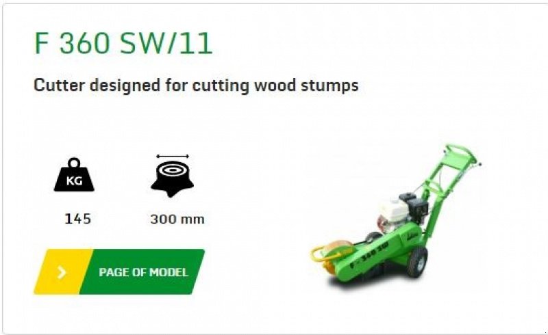 Stockfräse des Typs laski F 360 SW/11, Gebrauchtmaschine in Vrå (Bild 7)