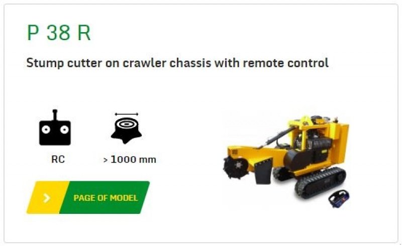 Stockfräse des Typs laski P 38 R m. fjernbetjening, Gebrauchtmaschine in Vrå (Bild 4)