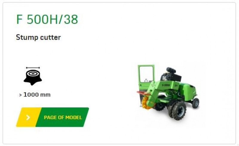 Stockfräse des Typs laski F 500H/38, Gebrauchtmaschine in Vrå (Bild 5)