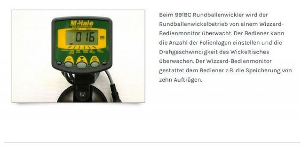 Ballenwickler des Typs McHale 991BC Ballenwickler, Neumaschine in Rovisce (Bild 7)